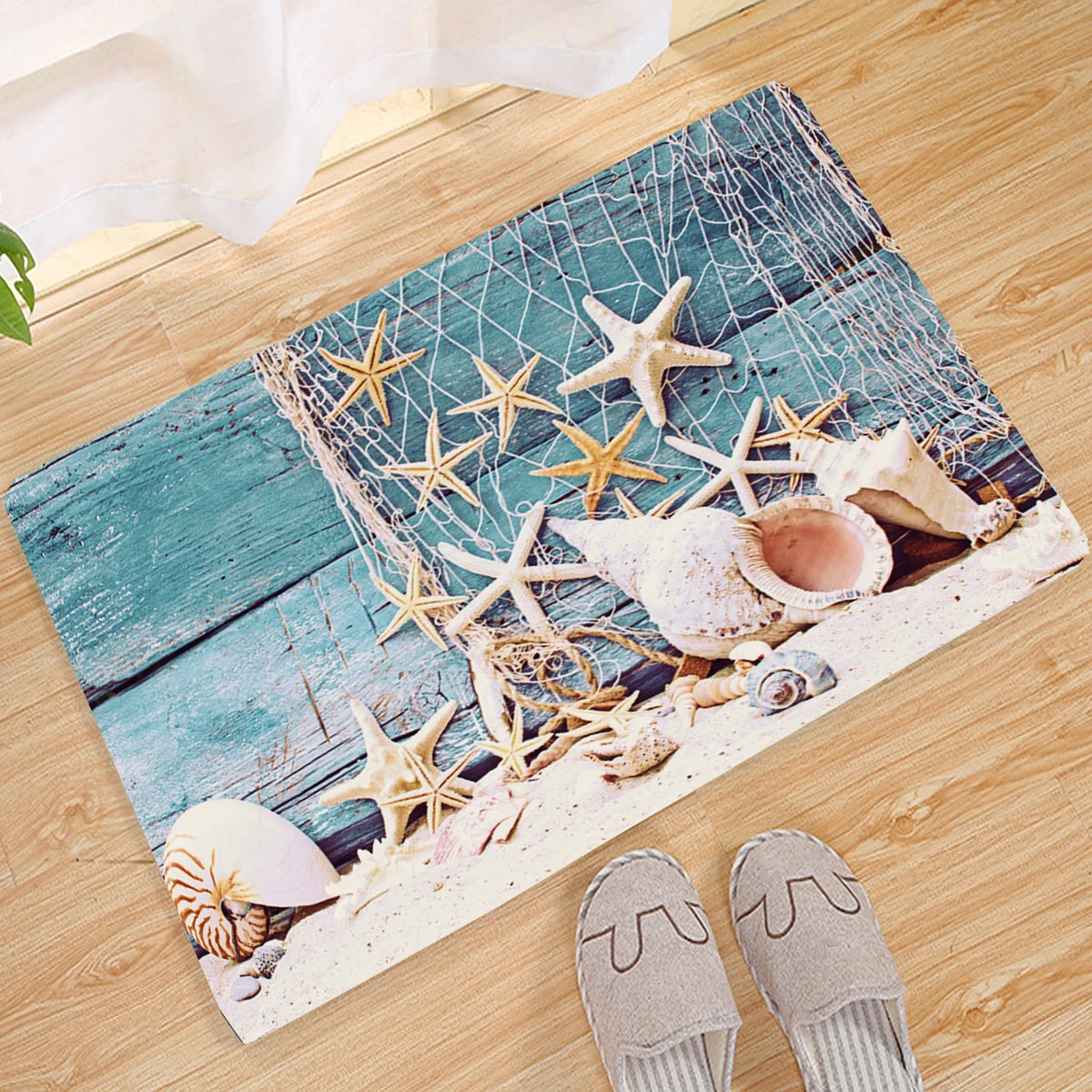 1 PC 3D Underwater World Sea Turtle Beach Entrance Doormat Living Room Bedroom Decoration Carpet Hallway Bathroom Anti-Slip Rug