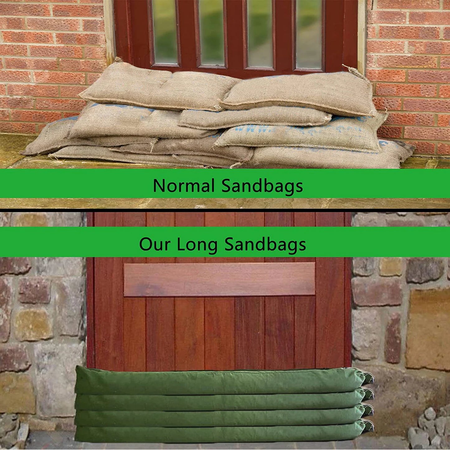 1 Flood Sandbag Canvas Flood Protection Sandbag Accessories Thickened Waterproof Flood Barriers Flooding Sand Bags for Garage