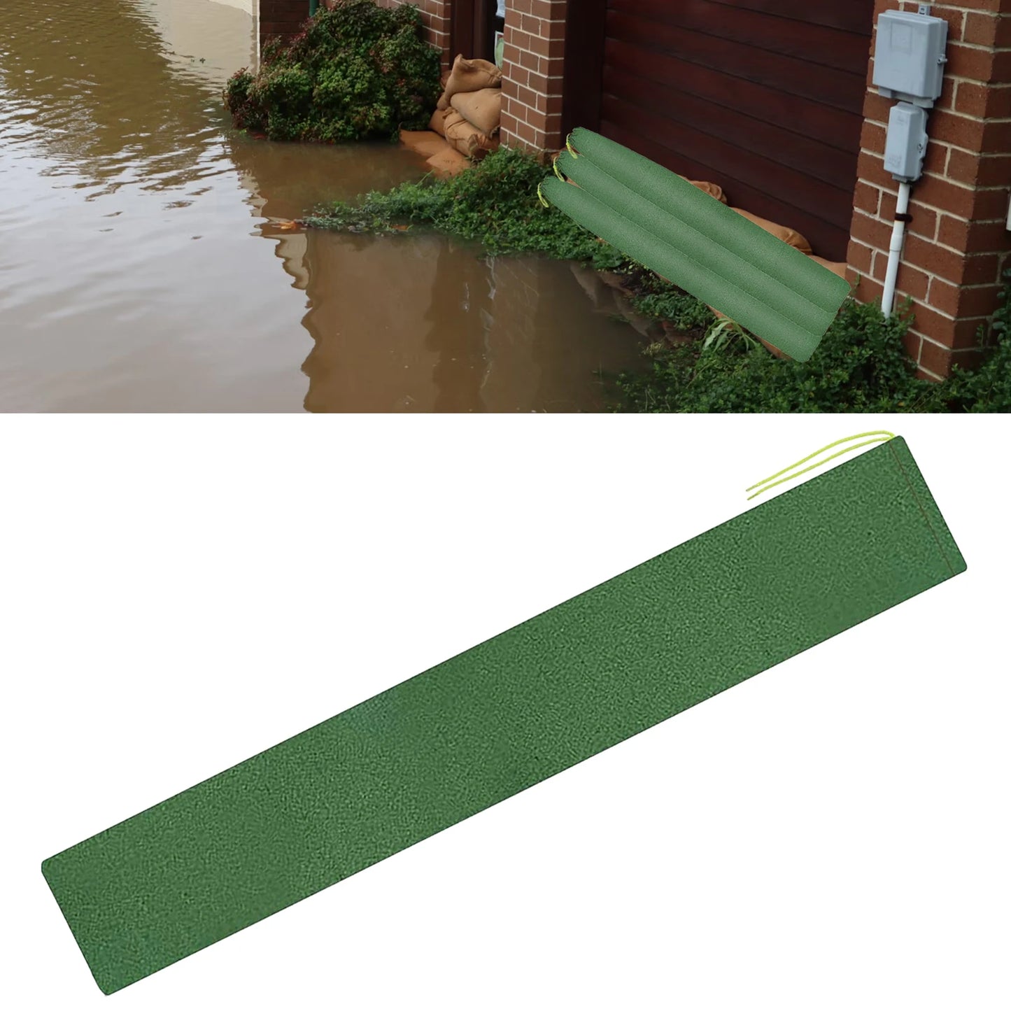 1 Flood Sandbag Canvas Flood Protection Sandbag Accessories Thickened Waterproof Flood Barriers Flooding Sand Bags for Garage