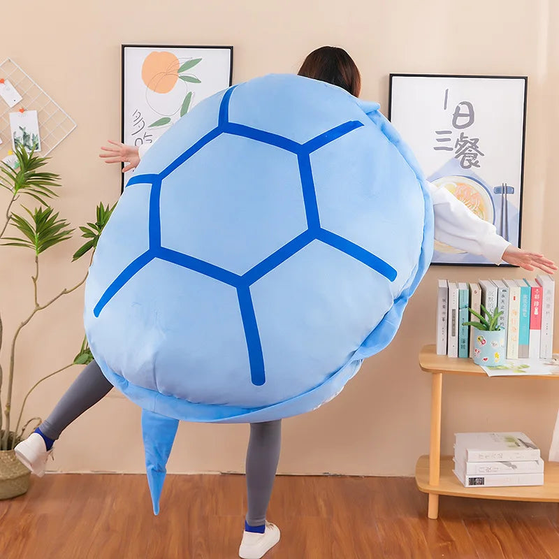 100cm Shell Plush Funny Turtle Shell Plush Toy Children Sleeping Bag Stuffed Soft Tortoise Pillow Cushion Hot Sale Creative Gift