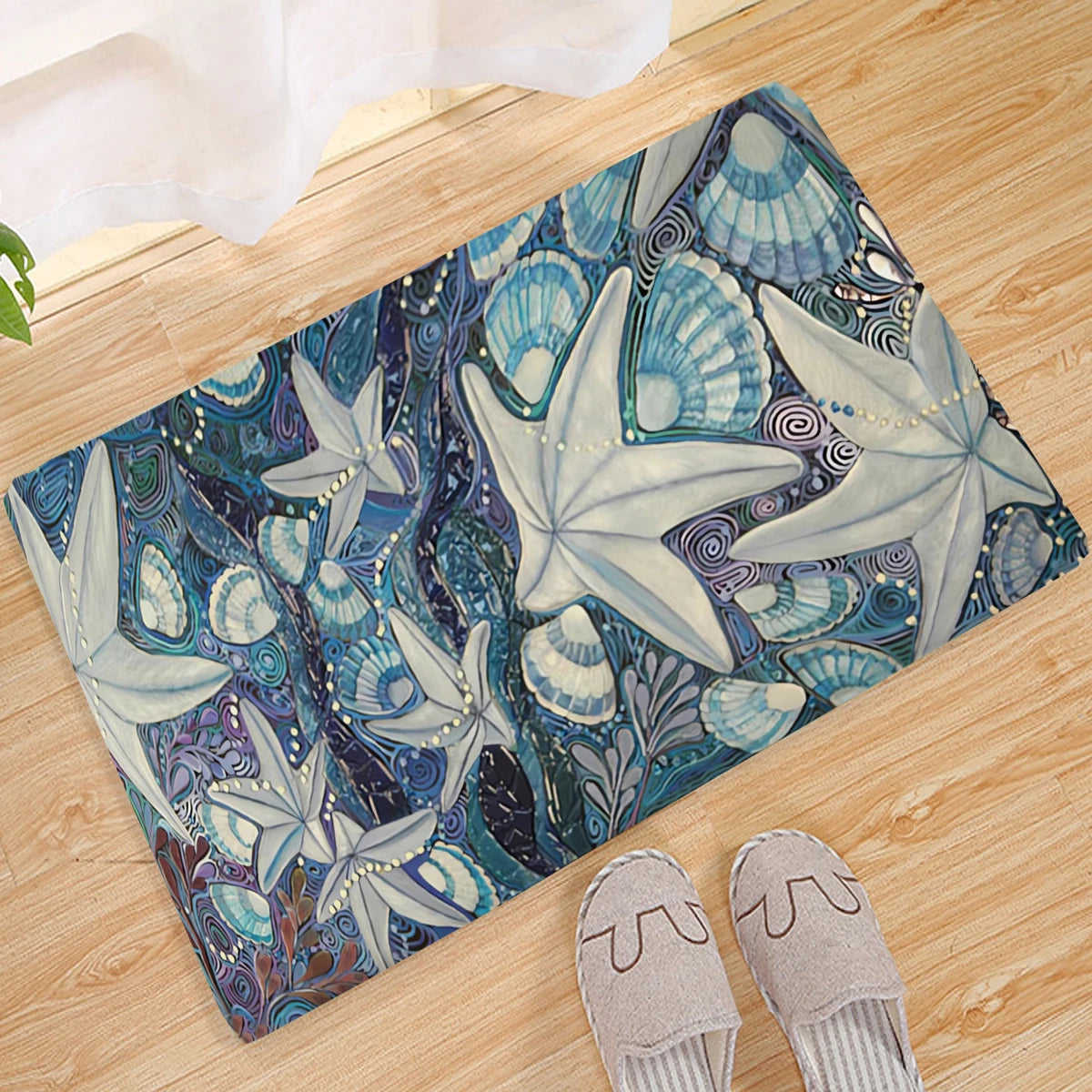 1 PC 3D Underwater World Sea Turtle Beach Entrance Doormat Living Room Bedroom Decoration Carpet Hallway Bathroom Anti-Slip Rug